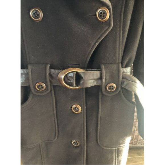 MACKAGE wool coat, chocolate brown, women’s, designer - Picture 4 of 10